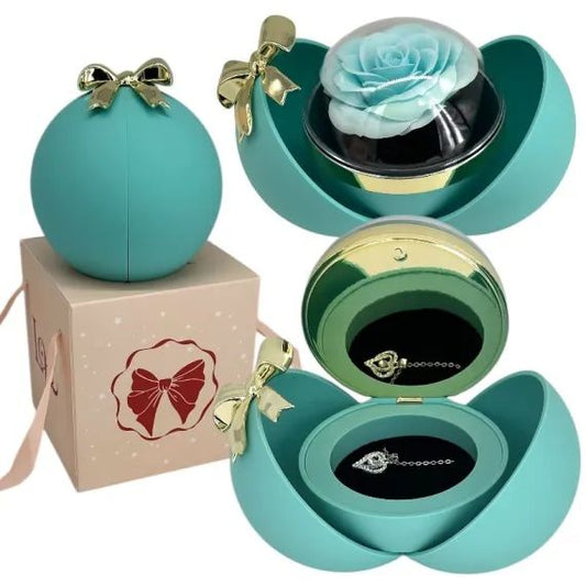 SET CADOU CUTIE + TRANDAFIR + COLIER ! REDUCERE