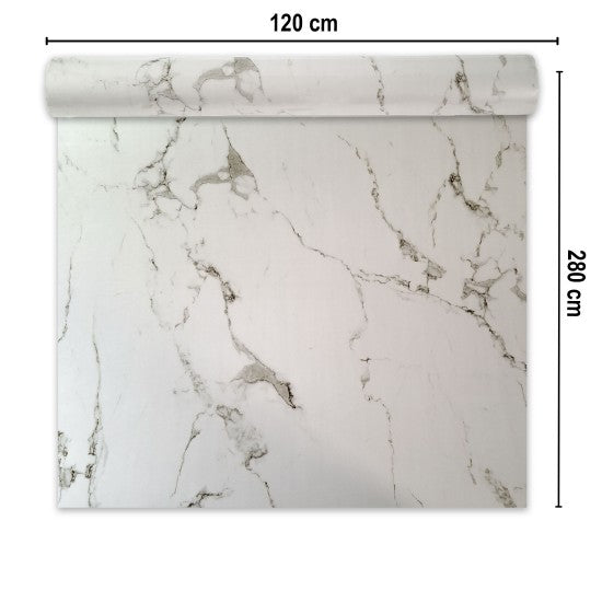 Rola panou autoadeziv, design modern, 2.5mm grosime, 120x280cm, Alb ! REDUCERE