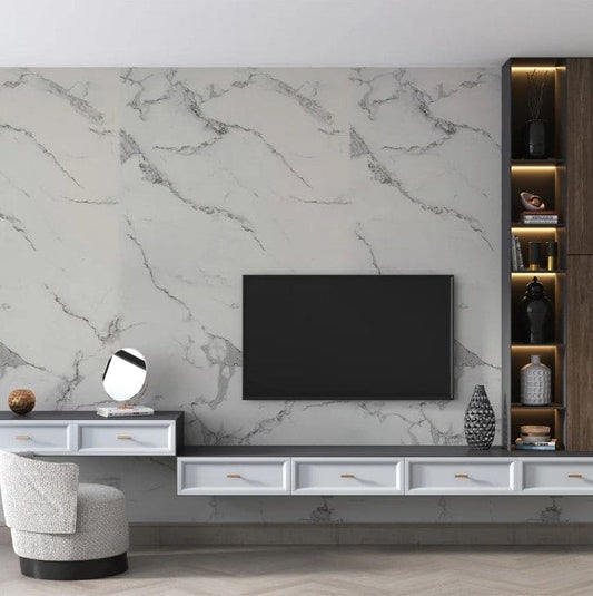 Rola panou autoadeziv, design modern, 2.5mm grosime, 120x280cm, Alb ! REDUCERE