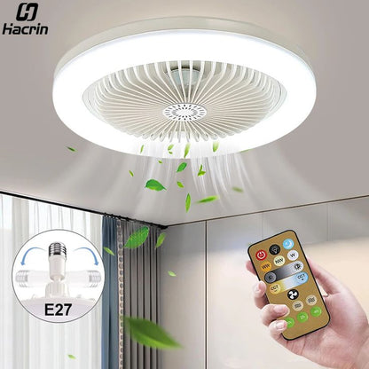 Ventilator cu telecomandă, 3 viteze și lumină reglabilă ! REDUCERE