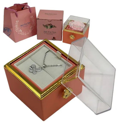 SET CADOU CUTIE + TRANDAFIR + COLIER ! REDUCERE