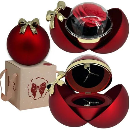 SET CADOU CUTIE + TRANDAFIR + COLIER ! REDUCERE