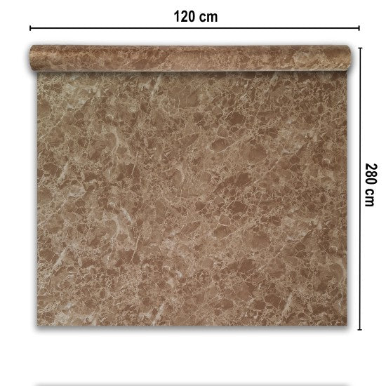 Rola panou autoadeziv, Design modern, 2.5mm grosime, 120x280cm, Maro