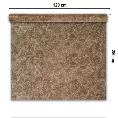 Rola panou autoadeziv, Design modern, 2.5mm grosime, 120x280cm, Maro