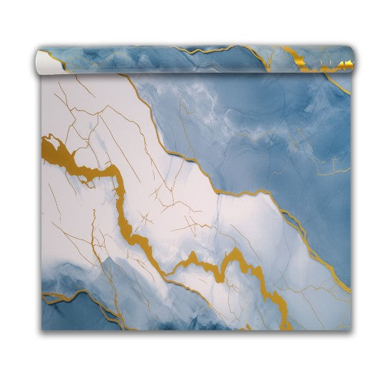 Rola panou autoadeziv, design modern, 2.5mm grosime, 120x280cm, Albastru