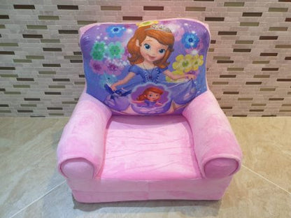 Fotoliu din plus extensibil - Printesa Sofia 3D - 80 cm - Roz ! REDUCERE