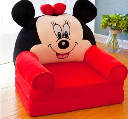 Fotoliu extensibil din plus Minnie Mouse, 80x50 cm
