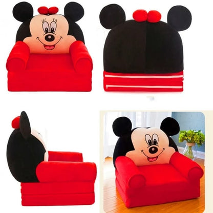 Fotoliu extensibil din plus Minnie Mouse, 80x50 cm