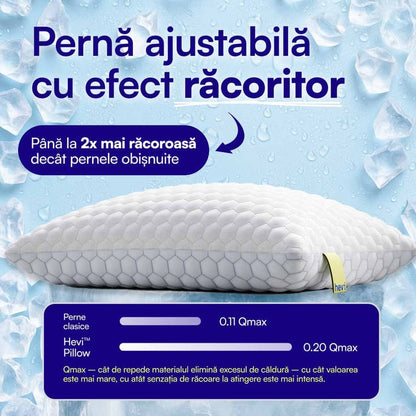 Pernă Rece din Bambus - Cea Mai Bună Pernă de Noapte pentru un Somn Confortabil