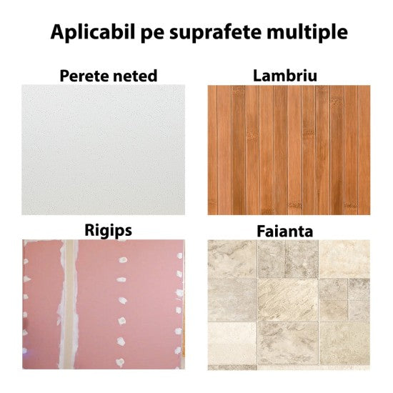 Rola panou autoadeziv, design modern, 2.5mm grosime, 120x280cm