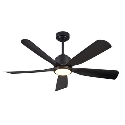 Ventilator de tavan cu iluminare LED SI BOXA, Diametru 52 cm, 3 trepte viteza, Telecomanda, 3 nuante culoare, 15W