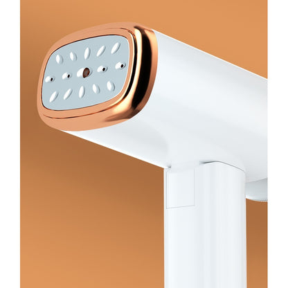 Aparat de Calcat Vertical Portabil cu Abur, PREMIUM, Putere 1000W, Rezervor de 100 ml, Priza, Functie Anti Calcar si Auto Curatare, Pliabil, 15x17x7.5 cm, Alb