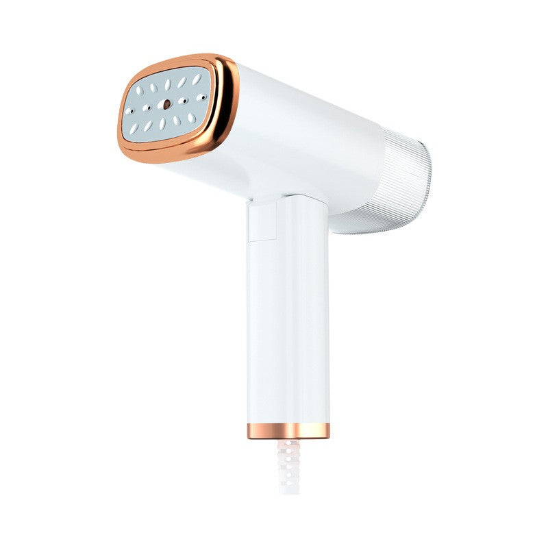 Aparat de Calcat Vertical Portabil cu Abur, PREMIUM, Putere 1000W, Rezervor de 100 ml, Priza, Functie Anti Calcar si Auto Curatare, Pliabil, 15x17x7.5 cm, Alb