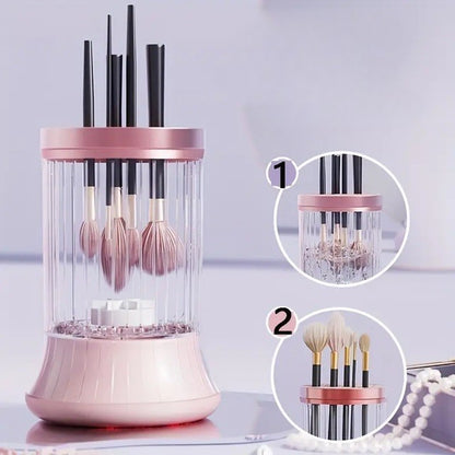Dispozitiv Portabil de Curatare a Pensulelor de Machiaj, , pentru Pensule de Diferite Dimensiuni, 5V, 7000RPM, Vibratii Sonice, USB Type C