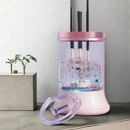 Dispozitiv Portabil de Curatare a Pensulelor de Machiaj, , pentru Pensule de Diferite Dimensiuni, 5V, 7000RPM, Vibratii Sonice, USB Type C