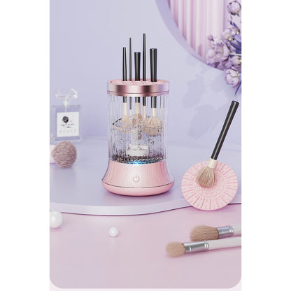 Dispozitiv Portabil de Curatare a Pensulelor de Machiaj, , pentru Pensule de Diferite Dimensiuni, 5V, 7000RPM, Vibratii Sonice, USB Type C