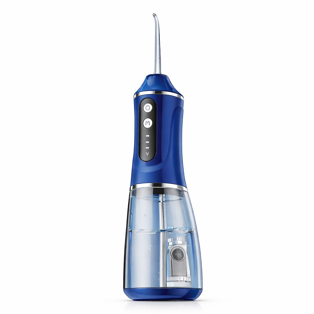 Irigator Bucal Electric PREMIUM, Portabil, Dus Bucal pentru Curatare, Indepartare Tartru, 4 Capete, 25 x 8 x 8 cm, REDUCERE