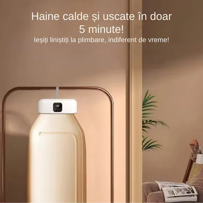 Uscător de Haine Electric Portabil, Mini Dulap Pliabil, 3D Air Drying, 400W, Uscare Rapidă 30 min–6h, Temperatură Constantă, Capacitate 10 kg, Compact și Pliabil, Ideal pentru Apartament și Călătorii
